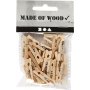 Pinces  linge - 25 x 3 mm - 30 pcs