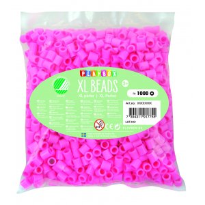 Perles tube XL 1000 pcs rose Perles tube XL 1000 pcs rose