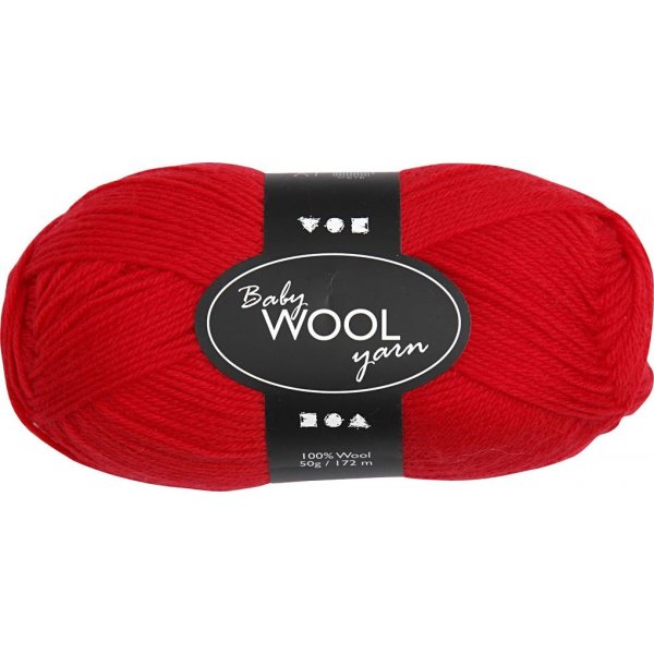 Fil pour bb - rouge - 50 g