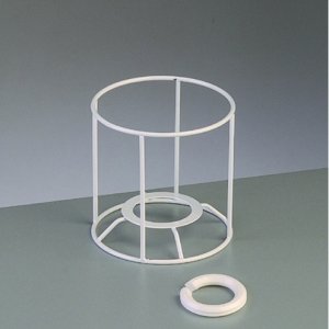 Cadre de lampe cadre 10 cm / ø 10 cm - rond blanc Cadre de lampe cadre 10 cm / ø 10 cm - rond blanc