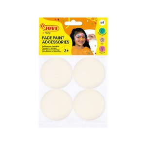 Set de maquillage - Jovi - 4 éponges rondes pour le maquillage Set de maquillage - Jovi - 4 éponges rondes pour le maquillage