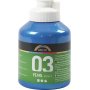 Peinture scolaire Acrylique - Métallisé - bleu - métallisé - 500 ml