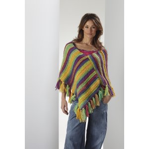 Patron tricot - Chauffe-épaules avec franges Patron tricot - Chauffe-épaules avec franges