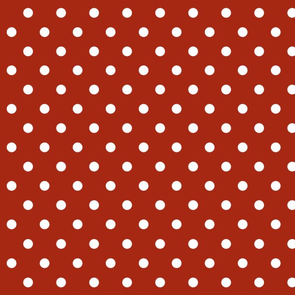 Toile cire PVC Dot - Rouge