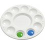 Palette - blanc - 17 cm - 10 pcs