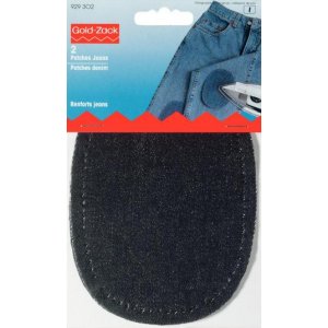 Patchs Team DENIM thermocollant noir 2 pcs Patchs Team DENIM thermocollant noir 2 pcs