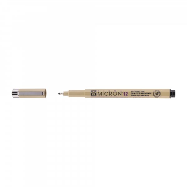 Feutre fin Pigma Micron Noir - 12 (0,7 mm)