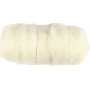 Laine carde - blanc - 100 g
