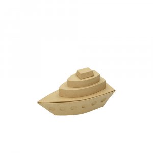 PappArt Boîte Bateau à Vapeur - 22x10x11,5 cm PappArt Boîte Bateau à Vapeur - 22x10x11,5 cm