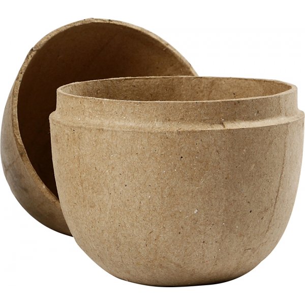 Oeuf fendu en papier mch