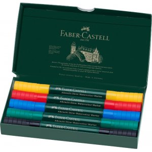 Faber-Castell Albrecht Dürer set de marqueurs aquarelle - 5 stylos Faber-Castell Albrecht Dürer set de marqueurs aquarelle - 5 stylos