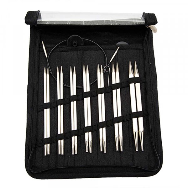 Set  tricoter Nova Cubics - Aiguilles  tricoter fin Deluxe
