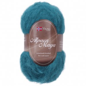 Fil Viking Alpaga Maya 50g - Turquoise (729) Fil Viking Alpaga Maya 50g - Turquoise (729)