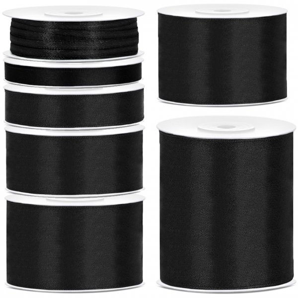 Ruban Satin - 50 m - Noir Ruban Satin - 50 m - Noir