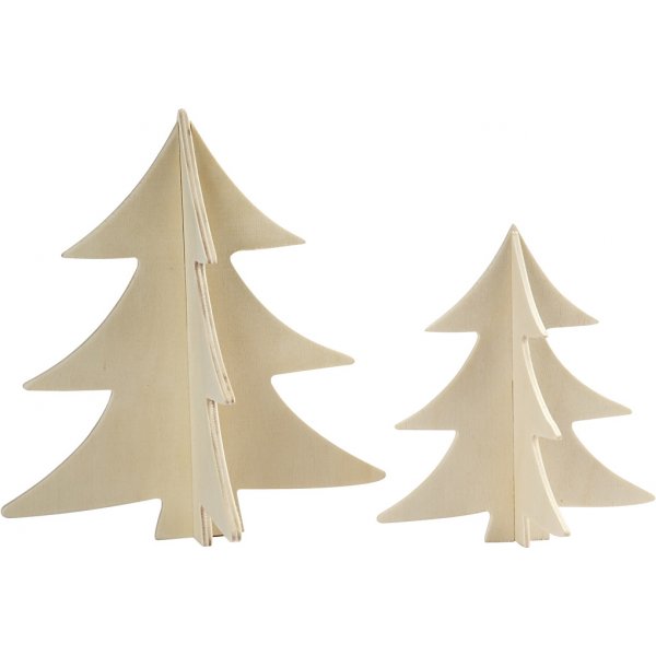 Sapins de Noël 3D - 2 pcs Sapins de Noël 3D - 2 pcs