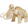 Figurine  construire 3D - mammouth