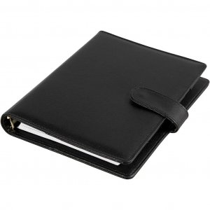 Calendrier avec reliure � anneaux - Noir