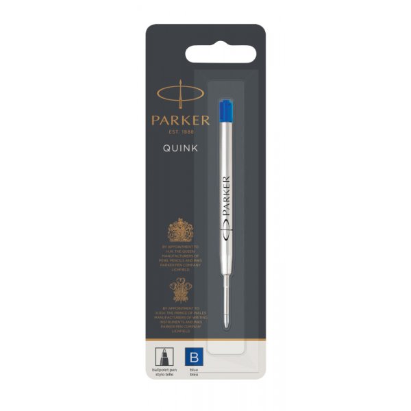 Recharge Stylo Bille Parker Quink - 1-Blister