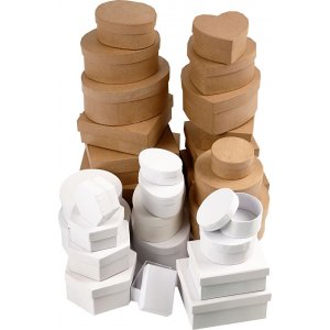 Papaskar - marron - blanc - 30 pcs Papaskar - marron - blanc - 30 pcs