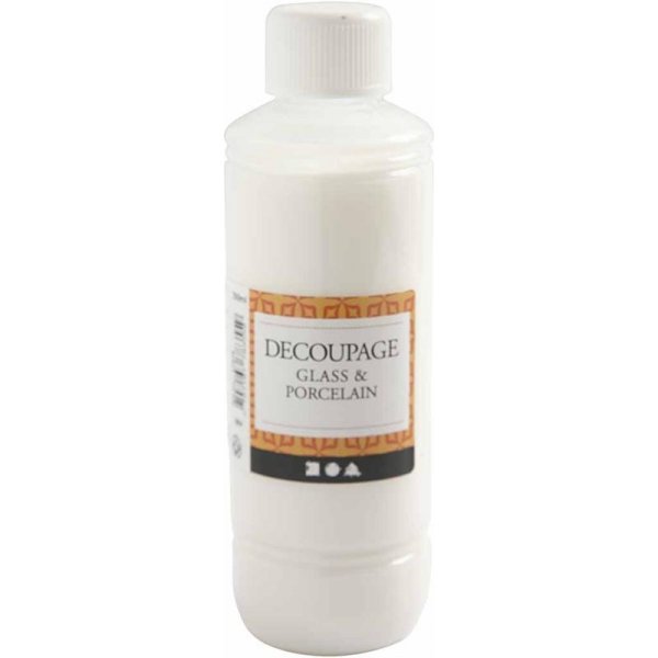 Vernis de dcoupage - verre et porcelaine - 250 ml