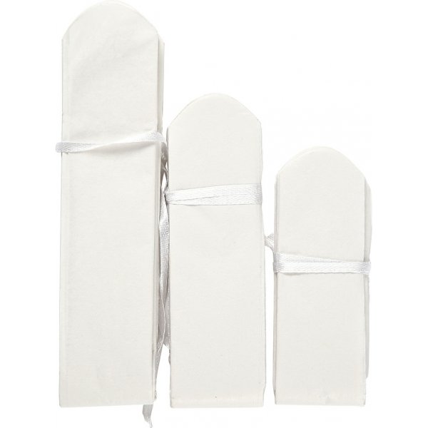 Pompons en papier - blanc - 3 pcs Pompons en papier - blanc - 3 pcs