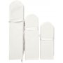 Pompons en papier - blanc - 3 pcs