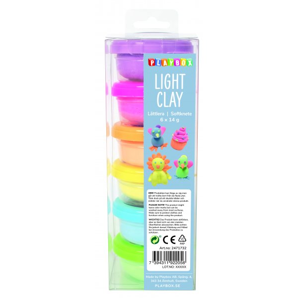 Pastel d\\\'Argile Légère - 6x14g Pastel d\\\'Argile Légère - 6x14g