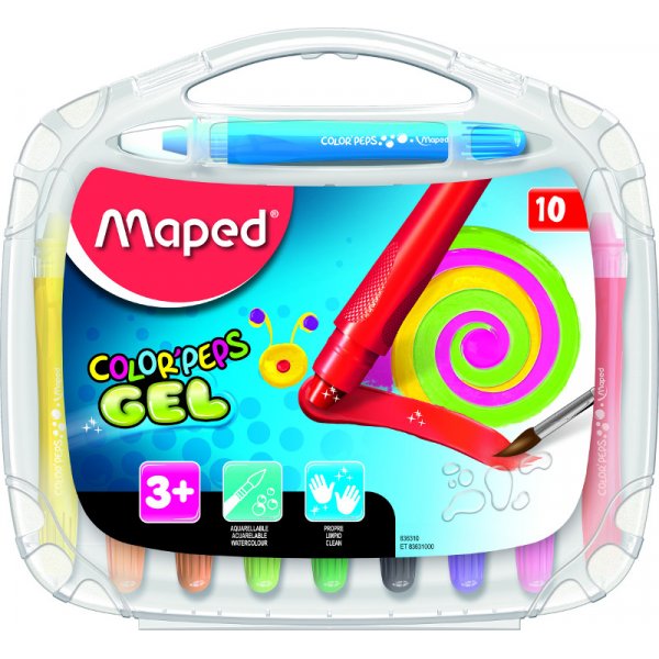 Stylo craie - Maped - Color' peps 10 crayons gel