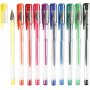 Stylos  bille gel - couleurs mlanges - 10 pcs