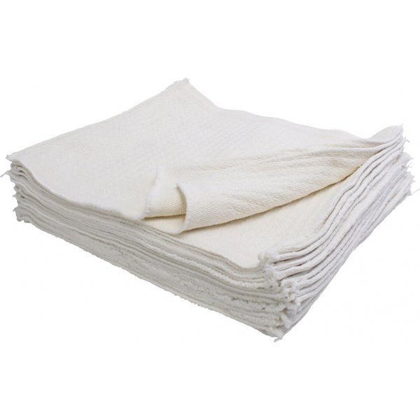 Chiffons en tissu cru - 30 x 34 cm - 25 pcs