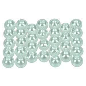 Perles de cire ø 8 mm - blanc paquet de 32 Perles de cire ø 8 mm - blanc paquet de 32