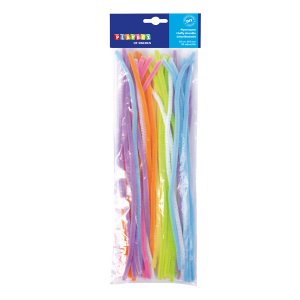 Cure-pipe couleurs pastel 50 pcs ø 6 mm Cure-pipe couleurs pastel 50 pcs ø 6 mm