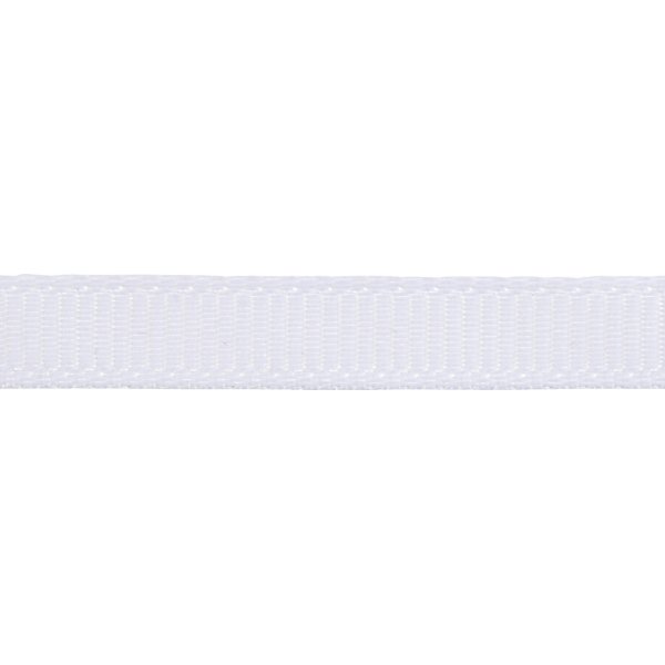 Ruban gros grain - blanc - 15 m