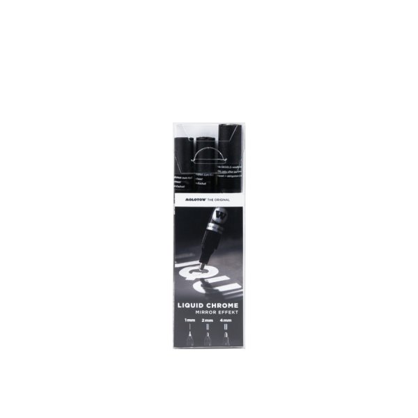 Molotow - Jeu de marqueurs Chrome liquide - 3 pcs