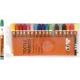 Stylos textiles - couleurs mlanges - 18 pcs