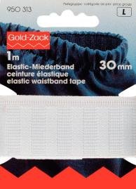 Taille élastique blanc Taille élastique blanc