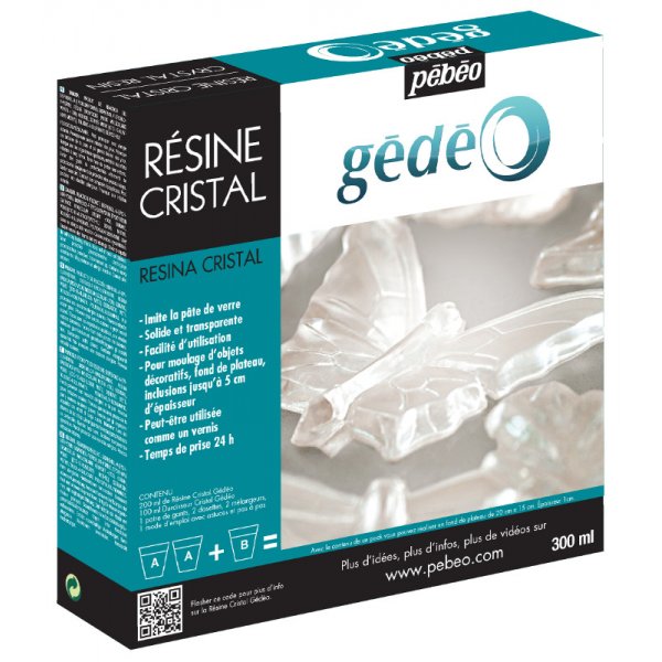 Rsine Epoxy - Pebeo Crystal - Kit rsine 300ml