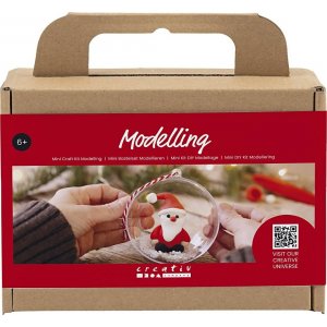 Mini Kit DIY à Modeler - rouge/blanc - Père Noël Mini Kit DIY à Modeler - rouge/blanc - Père Noël