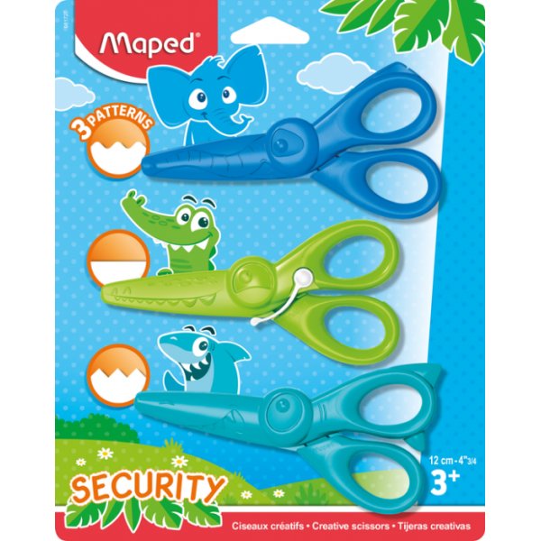 Ciseaux - Maped - Kidicraft 12 cm lot de 3 Ciseaux - Maped - Kidicraft 12 cm lot de 3