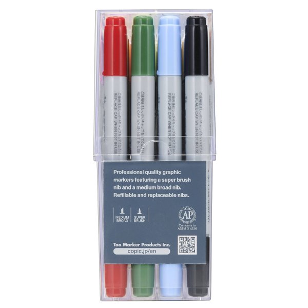 Coffret Copic Ciao - 72 stylos - Coffret A Coffret Copic Ciao - 72 stylos - Coffret A