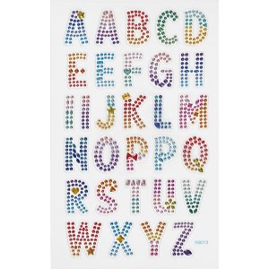 Autocollants diamant - l'alphabet Autocollants diamant - l'alphabet