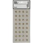 Strass - or - 8 mm - 32 pcs