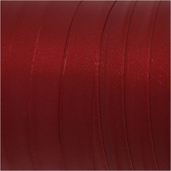 Ruban cadeau - rouge fonc - mat - 250 m