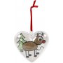 Coeur dco - transparent - 10 pcs