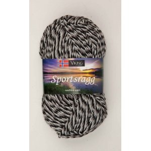 Fil Viking Chiffon de sport 50g - Gris/Noir/Blanc (580) SR Fil Viking Chiffon de sport 50g - Gris/Noir/Blanc (580) SR