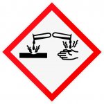 pictogramme de danger - corrosif pictogramme de danger - corrosif
