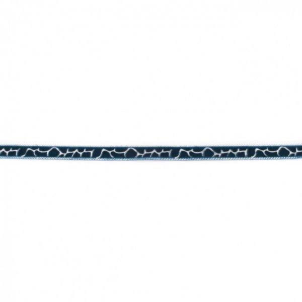 Ruban de soie - Argent 9 mm