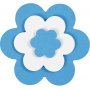 Perforateurs couche sur couche - Fleur - 3 pcs