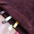 Image client Tissu velours - Marron (15)