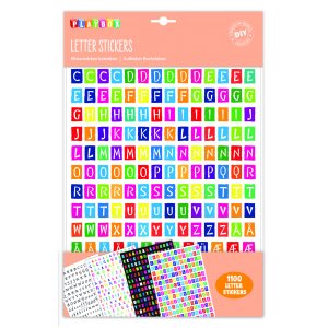 Autocollants lettres 6 feuilles